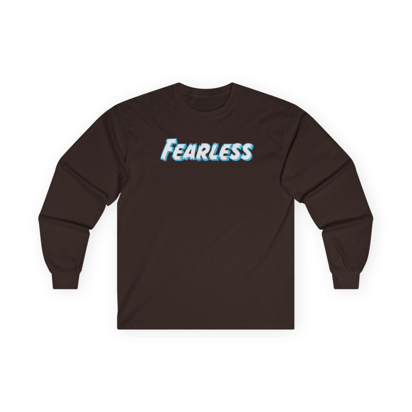 Fearless Long Sleeve Tee, Unisex Casual Shirt, Motivational Apparel, Gift for Him/Her, Trendy Graphic Tee, Everyday Wear