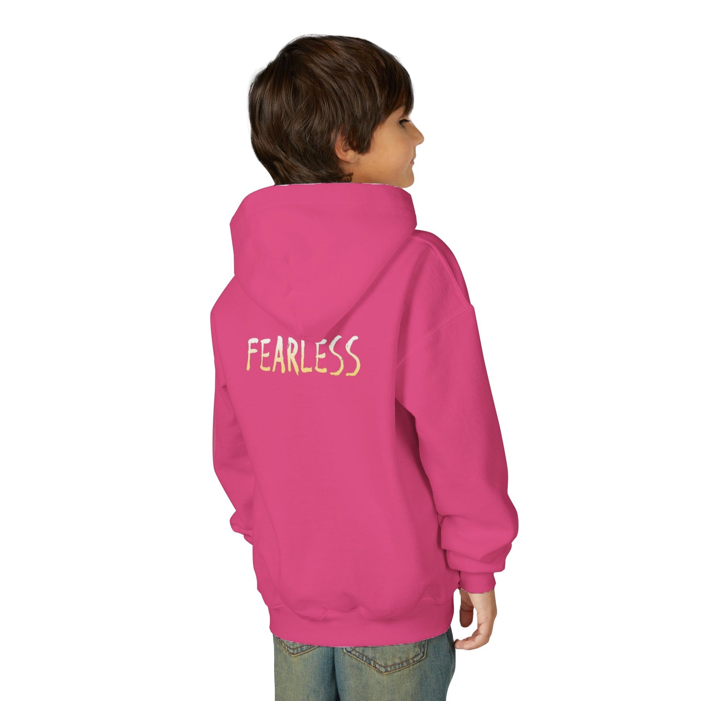 Fearless Family Fun Youth Sweatshirt | Cozy Gift for Kids | Family Gatherings | Trendy Fashion | Cool Kids Hoodie | Inspirational Apparel