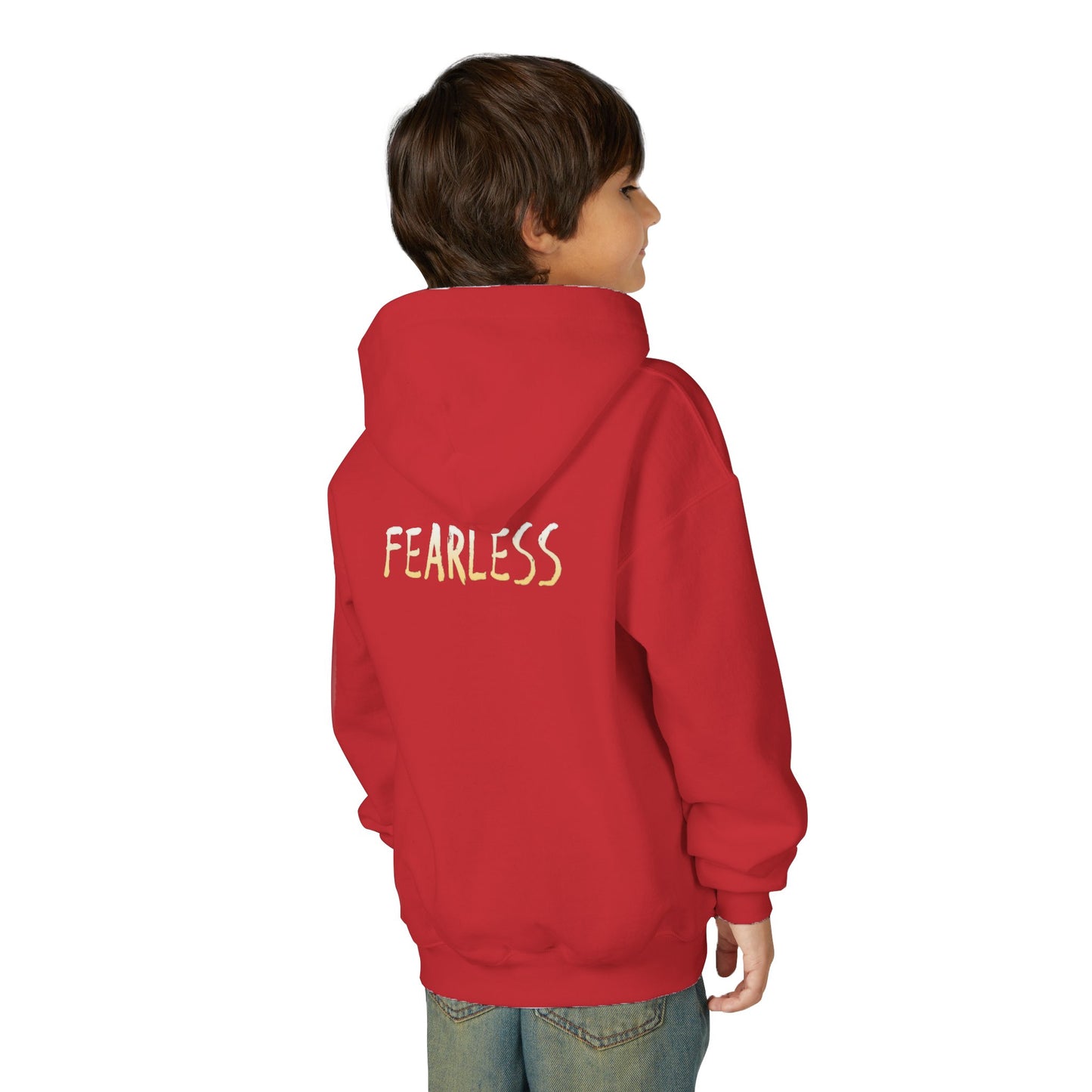 Fearless Family Fun Youth Sweatshirt | Cozy Gift for Kids | Family Gatherings | Trendy Fashion | Cool Kids Hoodie | Inspirational Apparel