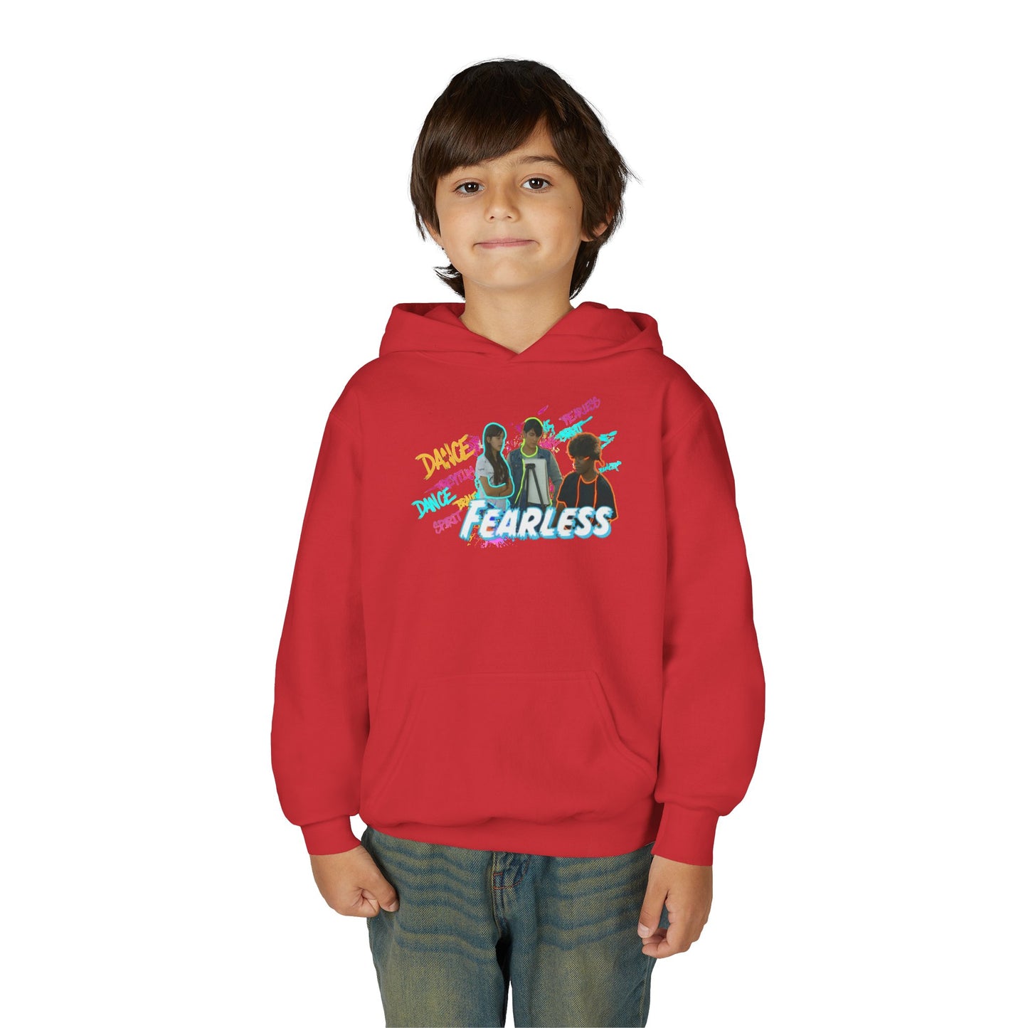 Youth Fearless Hoodie - Trendy Sweatshirt for Dance Enthusiasts, Perfect Gift for Kids, Cozy Layer, Birthday Present, Dance Team Gear