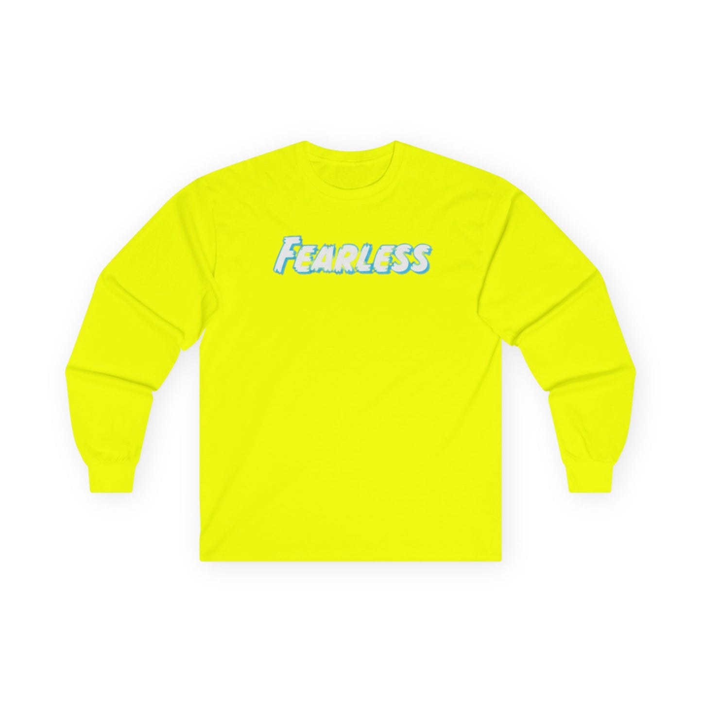 Fearless Long Sleeve Tee, Unisex Casual Shirt, Motivational Apparel, Gift for Him/Her, Trendy Graphic Tee, Everyday Wear