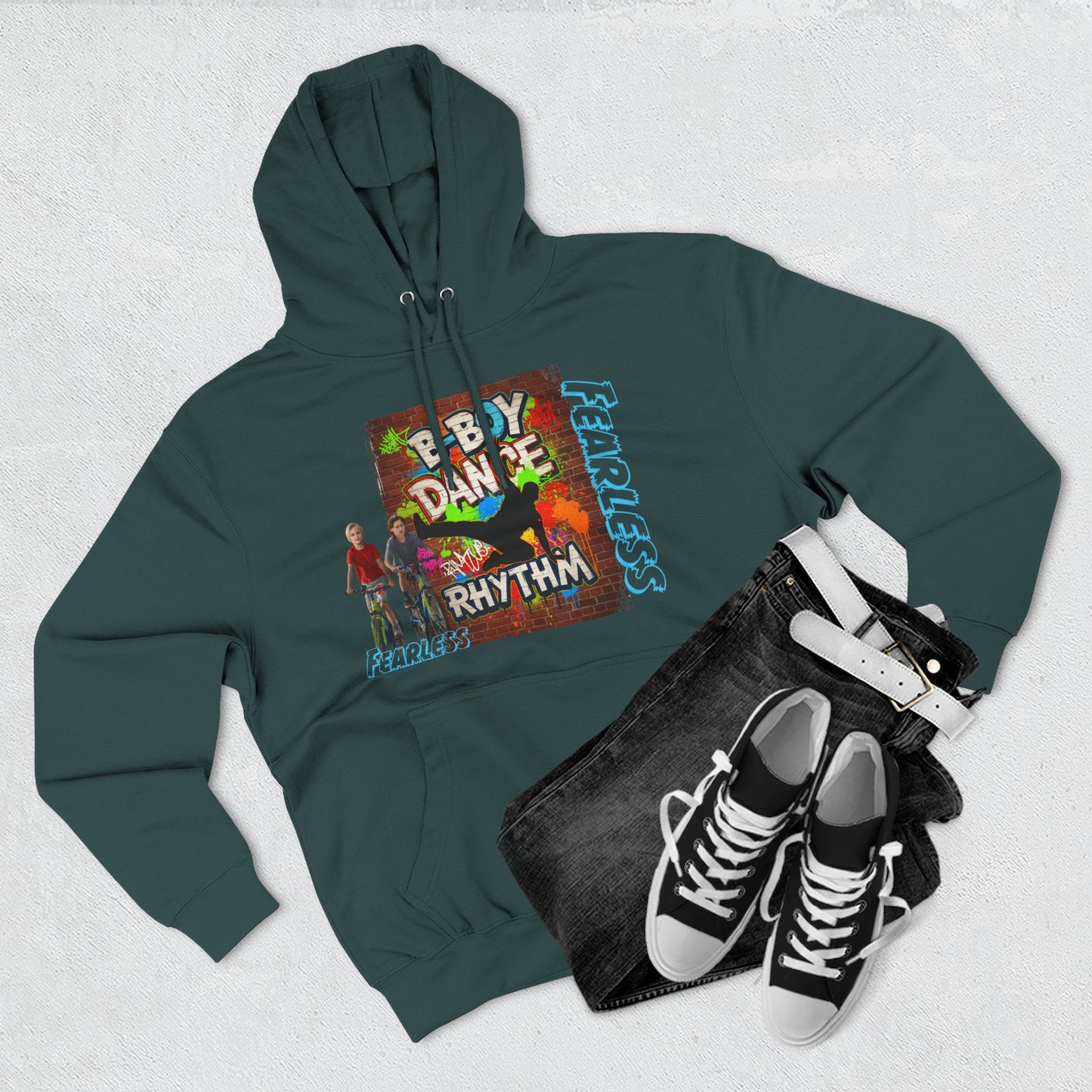 Vibrant Dance Hoodie, Dance Sweatshirt, Music Lovers Gift, Festival Attire, Youth Hoodie, Fun Casual Wear