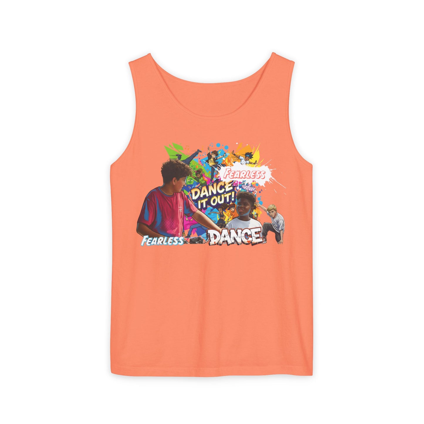 Fearless Dance Tank Top, Unisex Summer Shirt, Dance Workout Apparel, Fitness Top, Dance Party Shirt