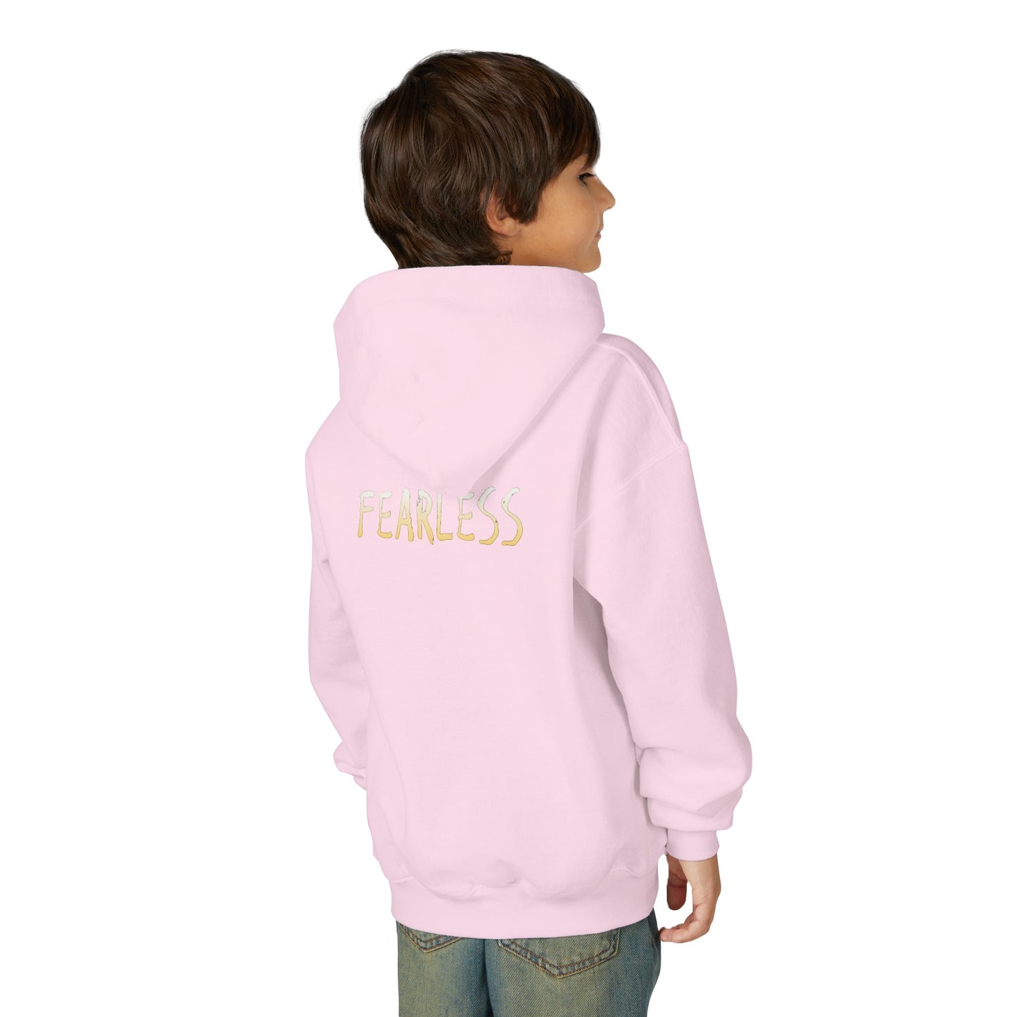 Fearless Family Fun Youth Sweatshirt | Cozy Gift for Kids | Family Gatherings | Trendy Fashion | Cool Kids Hoodie | Inspirational Apparel