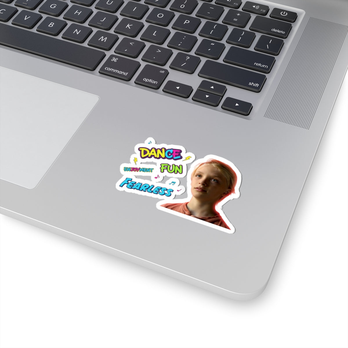 Vibrant Dance Stickers for Kids, Fun Reminders, Fearless Expressions, Laptop Decor, Gift for Young Dancers, Playful Home Decor