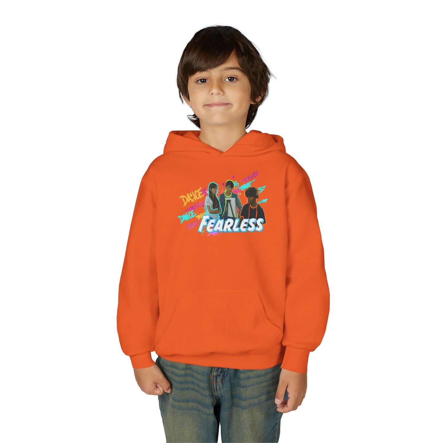 Youth Fearless Hoodie - Trendy Sweatshirt for Dance Enthusiasts, Perfect Gift for Kids, Cozy Layer, Birthday Present, Dance Team Gear