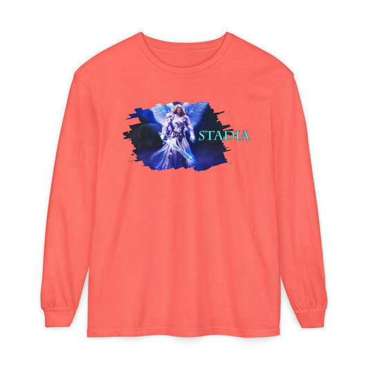 Unisex Garment-dyed Long Sleeve T-Shirt