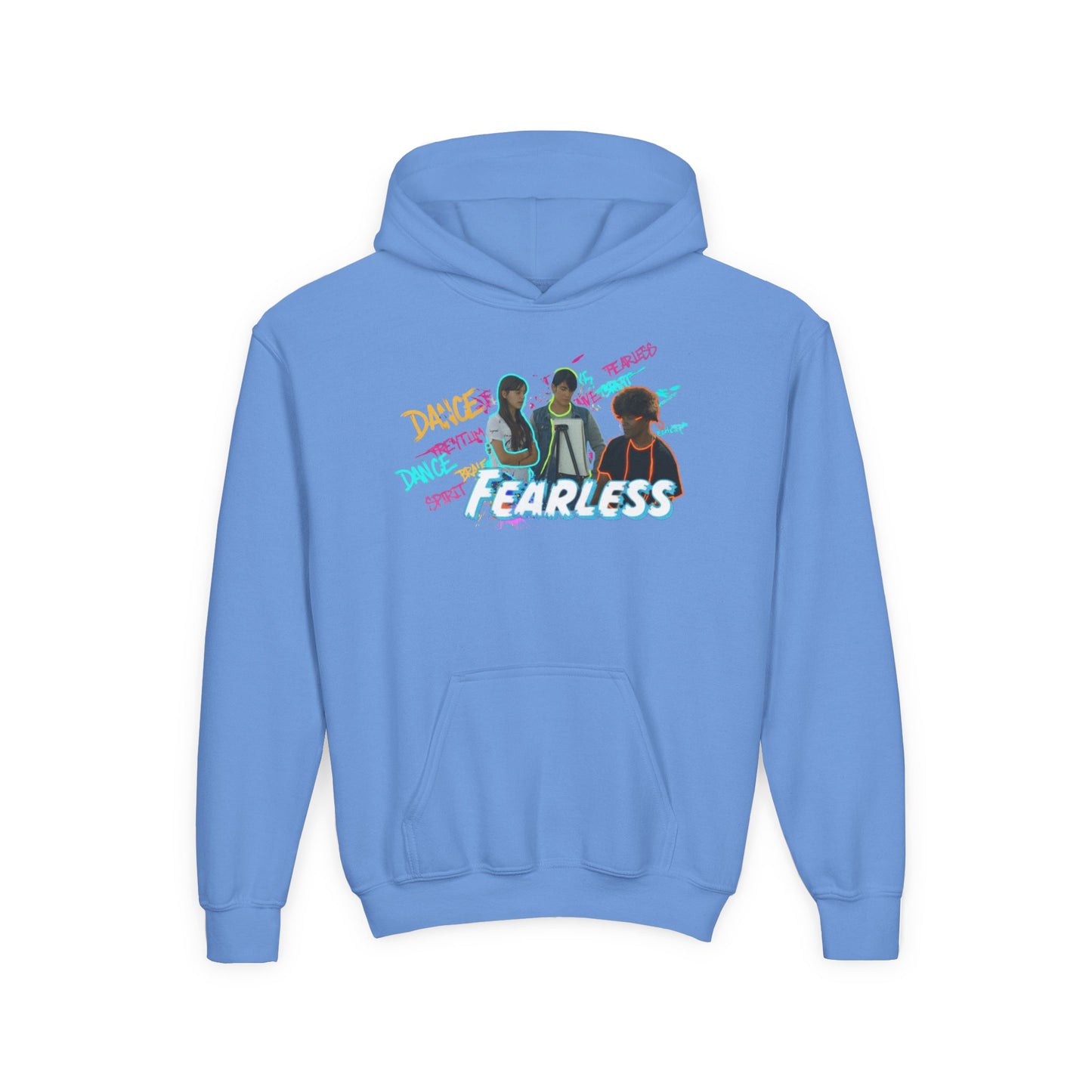 Youth Fearless Hoodie - Trendy Sweatshirt for Dance Enthusiasts, Perfect Gift for Kids, Cozy Layer, Birthday Present, Dance Team Gear