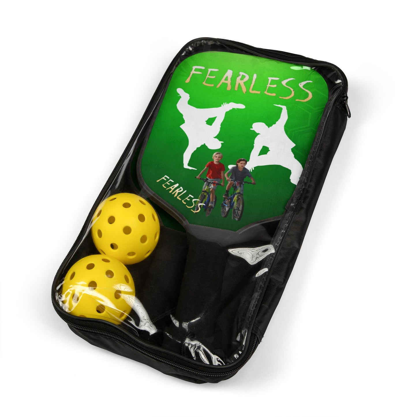 Fearless Pickleball Paddle Set - Perfect for Sports Lovers, Gifts for Players, Active Lifestyle, Summer Fun, Pickleball Accessories