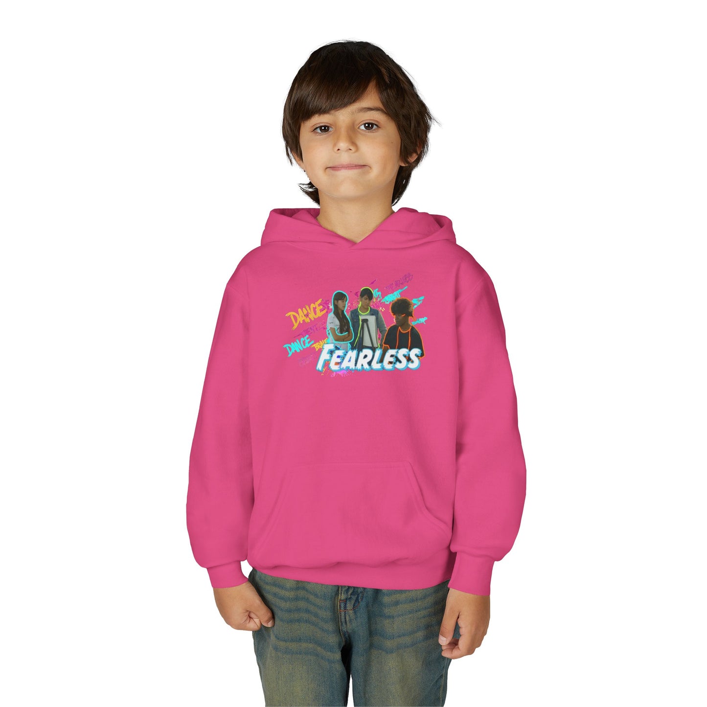 Youth Fearless Hoodie - Trendy Sweatshirt for Dance Enthusiasts, Perfect Gift for Kids, Cozy Layer, Birthday Present, Dance Team Gear