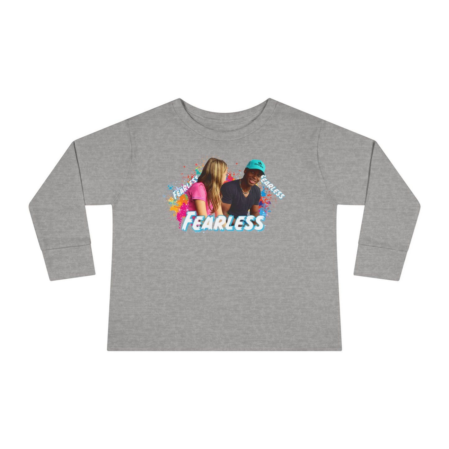 Colorful Toddler Long Sleeve Tee - Perfect for Playdates, Birthdays, Gender Neutral, Everyday Wear, Gift for Kids