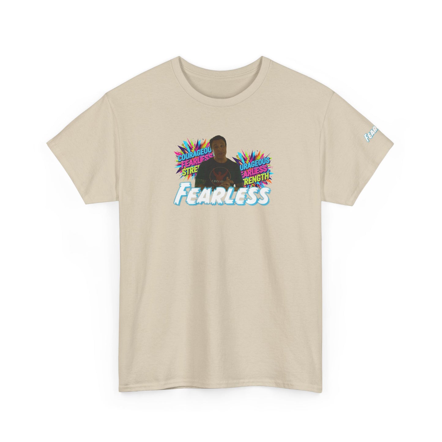 Fearless Unisex Heavy Cotton Tee, Motivational Shirt, Affirmation Tee, Gift for Her, Everyday Wear, Empowerment Apparel, Inspirational [...]