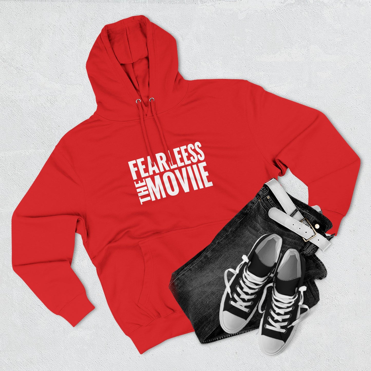 Fearless Movie Three-Panel Fleece Hoodie - Cozy Sweatshirt for Movie Lovers, Perfect Gift for Film Buffs, Ideal for Relaxing, [...]