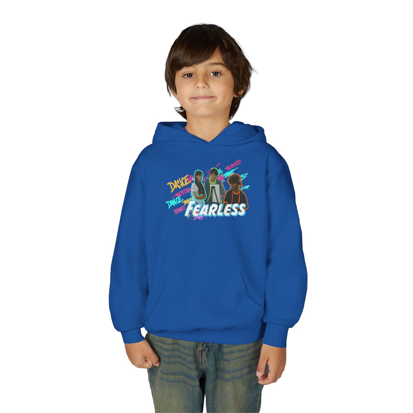 Youth Fearless Hoodie - Trendy Sweatshirt for Dance Enthusiasts, Perfect Gift for Kids, Cozy Layer, Birthday Present, Dance Team Gear