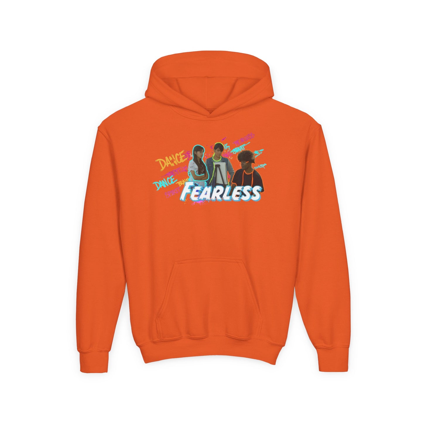 Youth Fearless Hoodie - Trendy Sweatshirt for Dance Enthusiasts, Perfect Gift for Kids, Cozy Layer, Birthday Present, Dance Team Gear