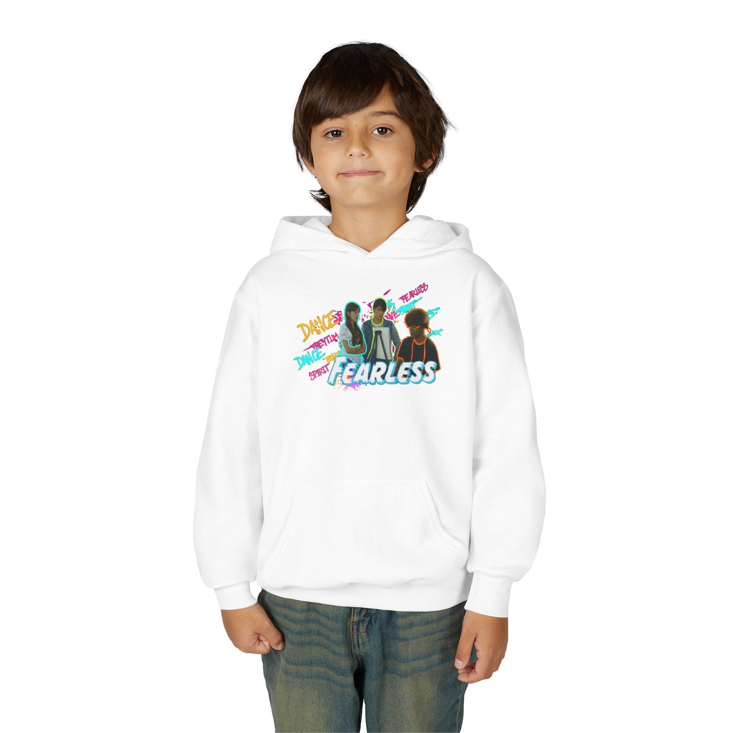 Youth Fearless Hoodie - Trendy Sweatshirt for Dance Enthusiasts, Perfect Gift for Kids, Cozy Layer, Birthday Present, Dance Team Gear