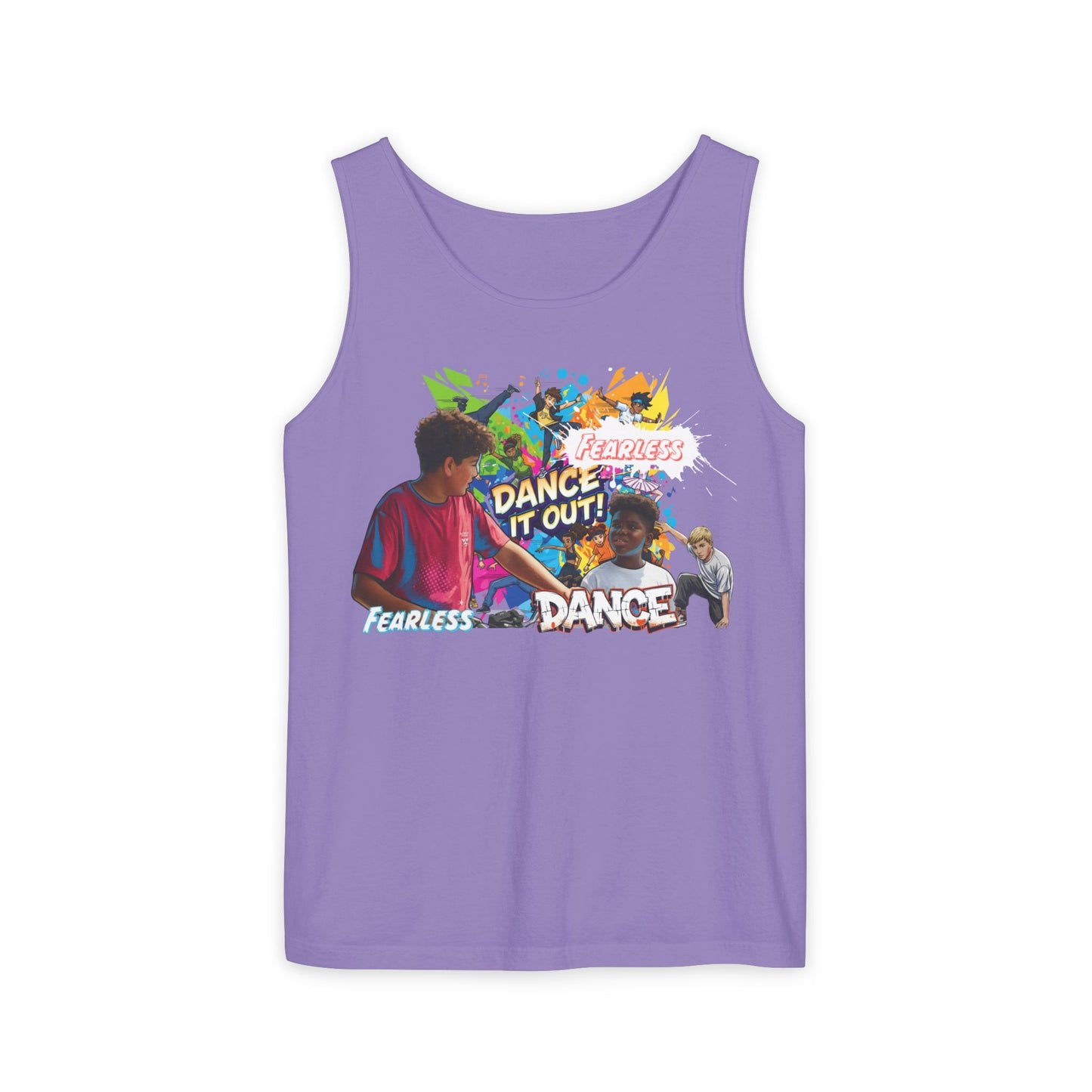 Fearless Dance Tank Top, Unisex Summer Shirt, Dance Workout Apparel, Fitness Top, Dance Party Shirt