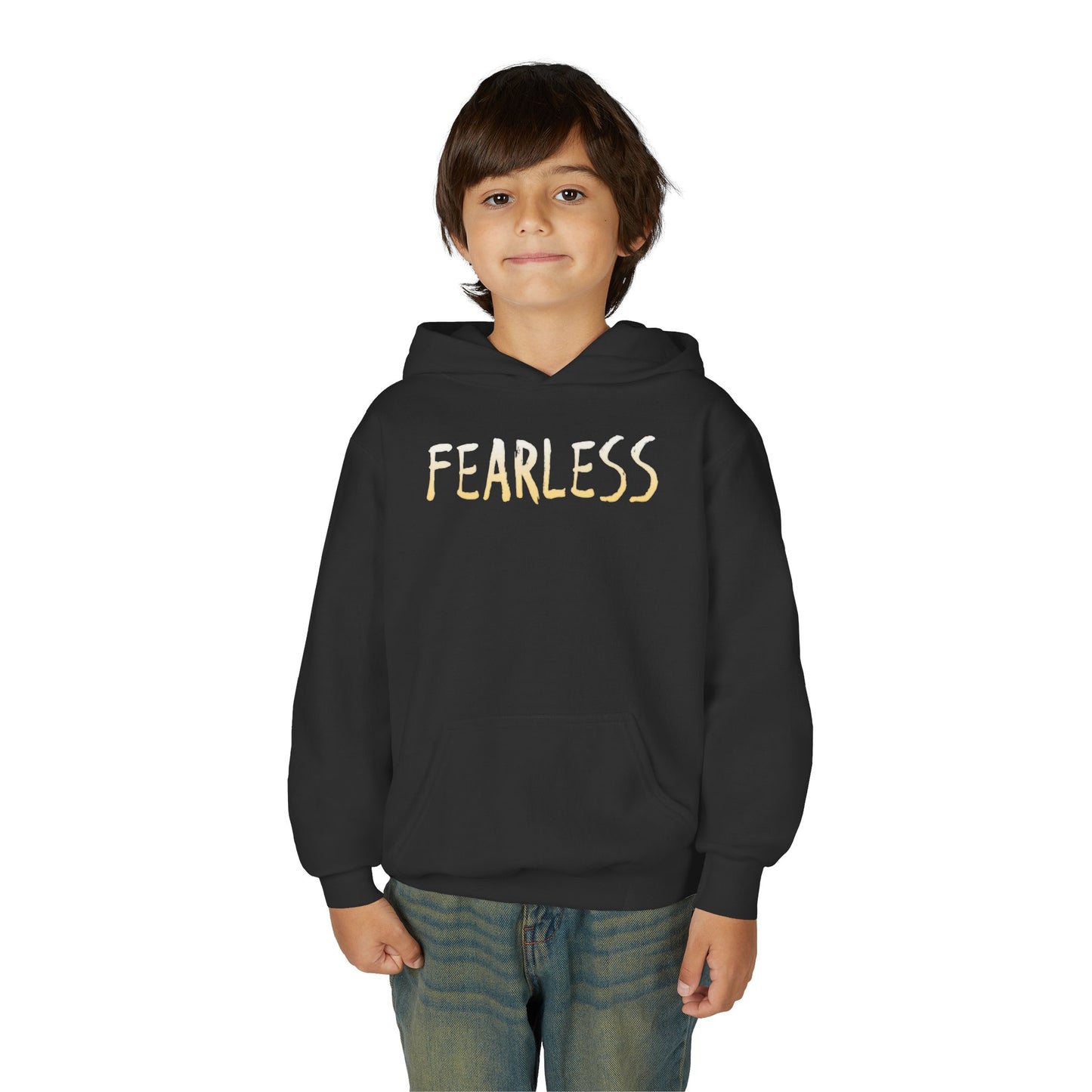 Youth Hoodie with Fearless & Dance Vibes, Inspirational Gift, Dance Apparel, Urban Style, Teen Fashion