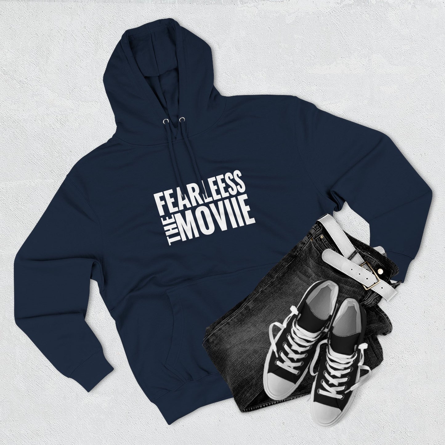 Fearless Movie Three-Panel Fleece Hoodie - Cozy Sweatshirt for Movie Lovers, Perfect Gift for Film Buffs, Ideal for Relaxing, [...]