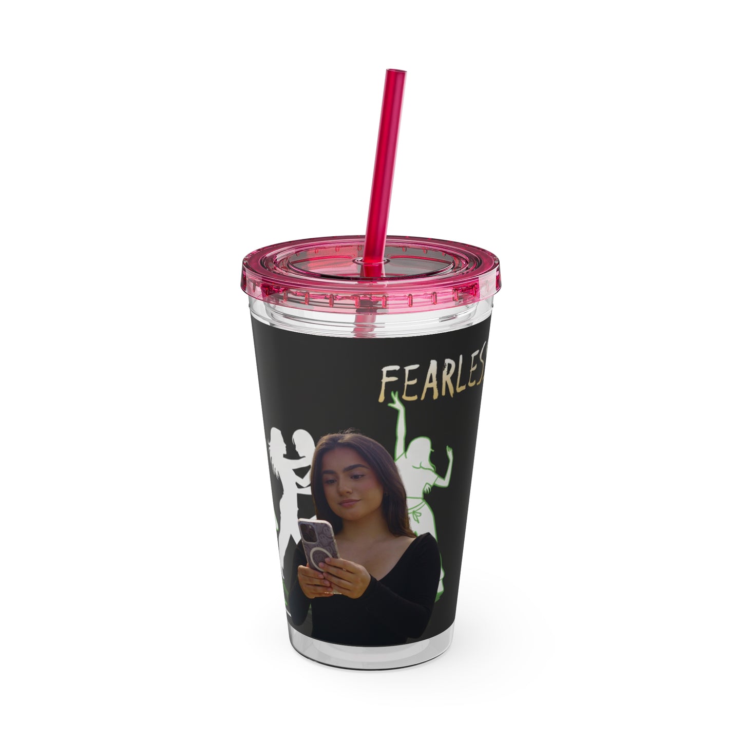 Personalized Sunsplash Tumbler with Straw, Custom Travel Cup, Drinkware for Her, Everyday Hydration, Gifts for Friends