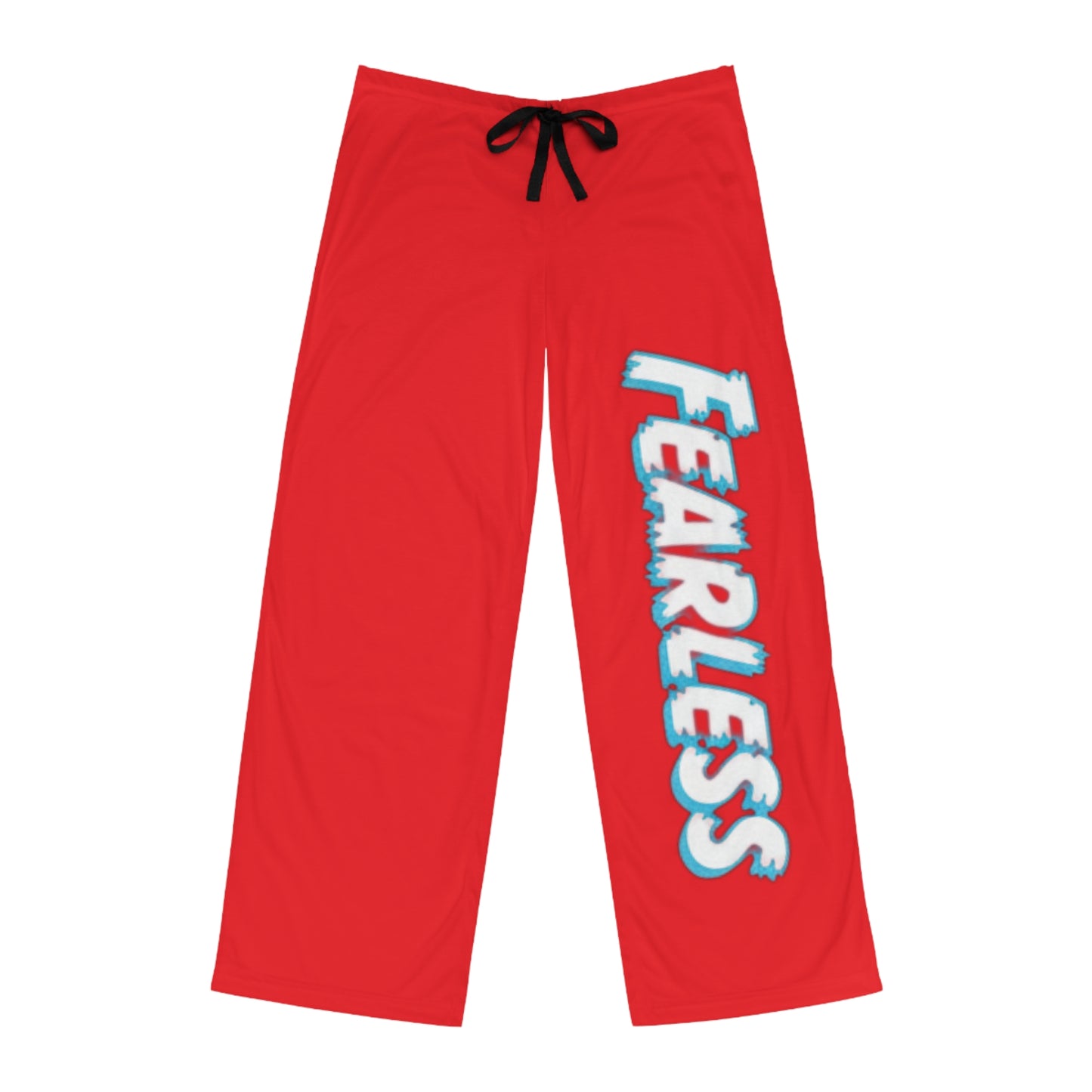 Fearless Men's Pajama Pants, Comfy Sleepwear, Relaxed Lounge Pants, Trendy Men's Nightwear, Cozy Red Pajama Bottoms
