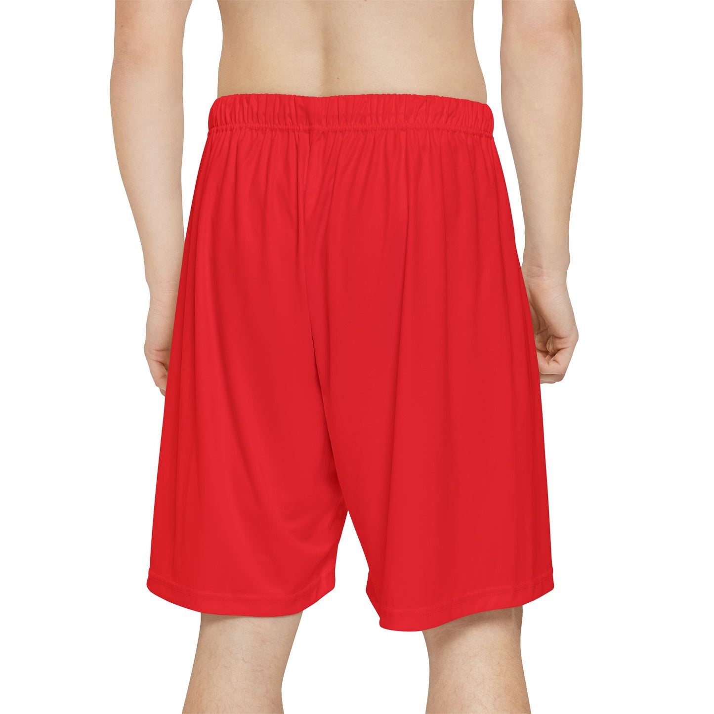Men’s Dance Sports Shorts, Red Inspirational Athletic Shorts for Gym, Workout, and Casual Wear, Perfect for Summer & Active Lifestyle