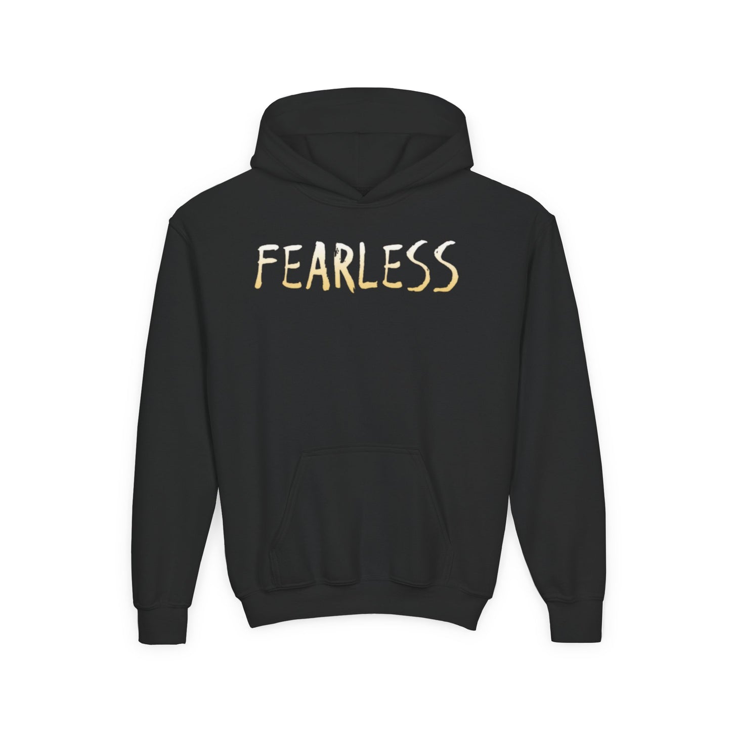 Youth Hoodie with Fearless & Dance Vibes, Inspirational Gift, Dance Apparel, Urban Style, Teen Fashion
