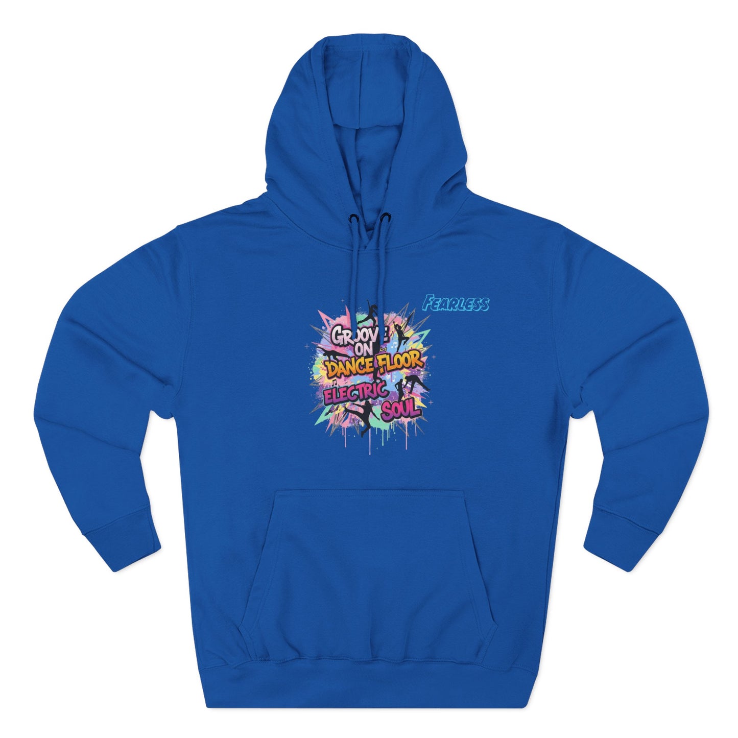 Groovy Dance Floor Fleece Hoodie, Unisex Casual Hoodie, Comfort Wear, Party Apparel, Gift for Dancers, Chill Nights Outfit