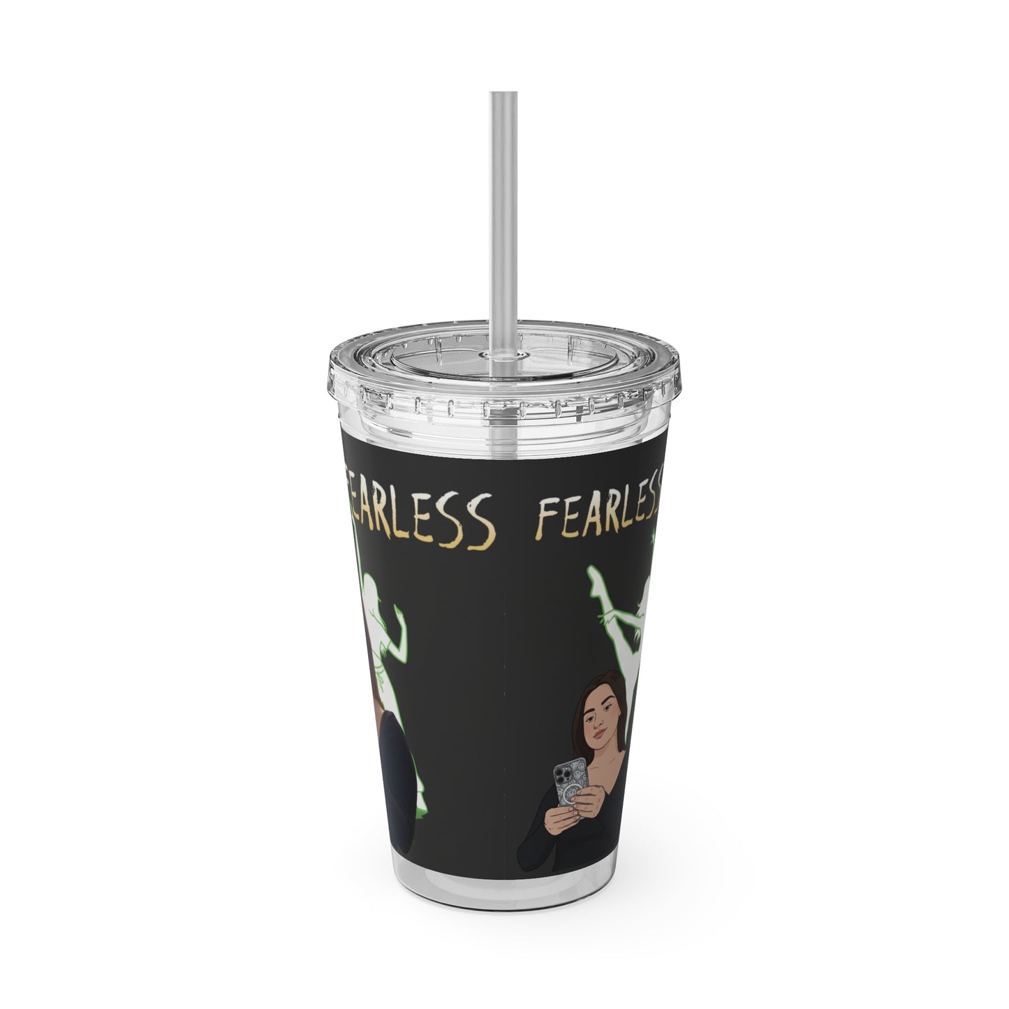 Personalized Sunsplash Tumbler with Straw, Custom Travel Cup, Drinkware for Her, Everyday Hydration, Gifts for Friends