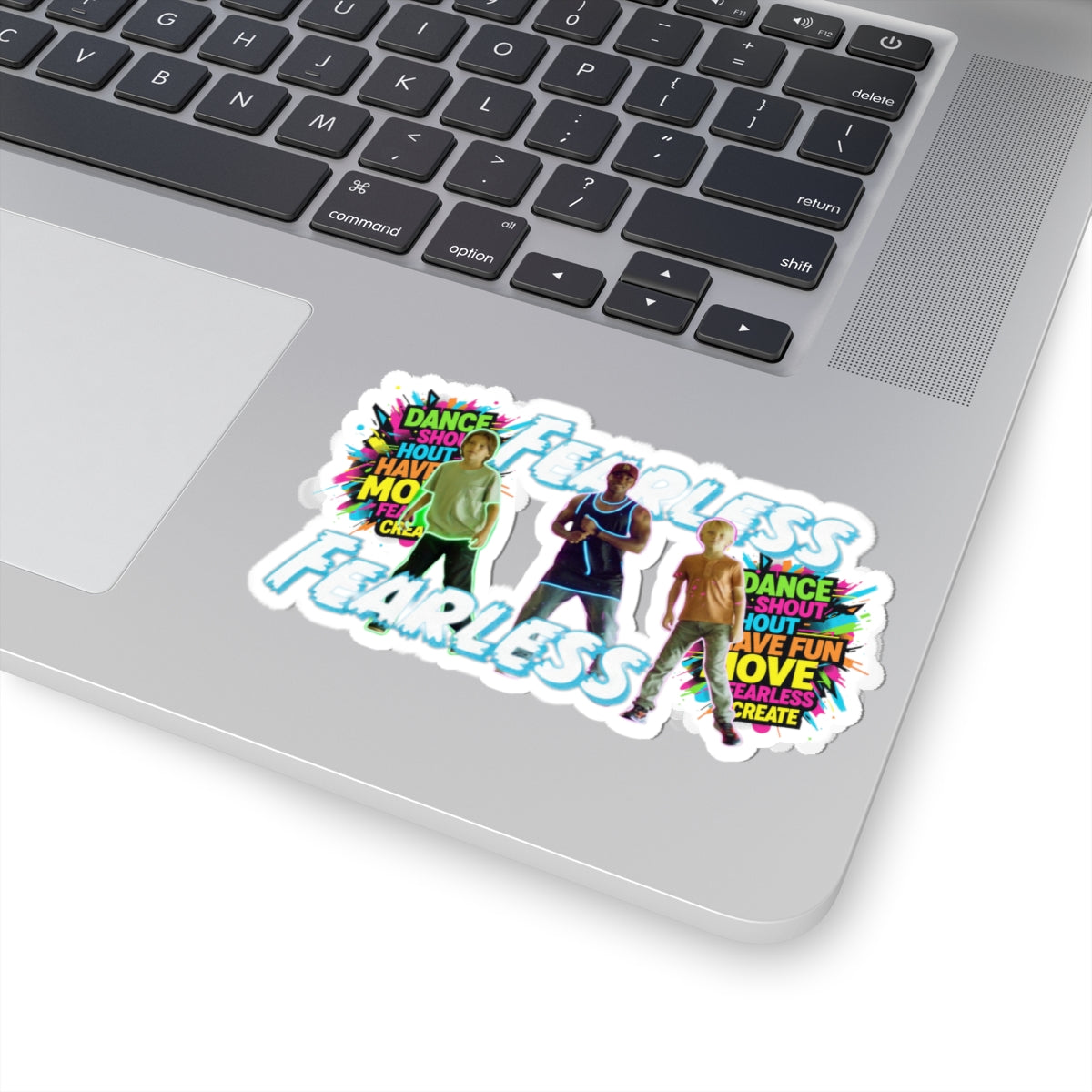 Fearless Dance Kiss-Cut Stickers | Fun, Motivational Art for Dance Lovers, Youth Decor, Unique Party Favors