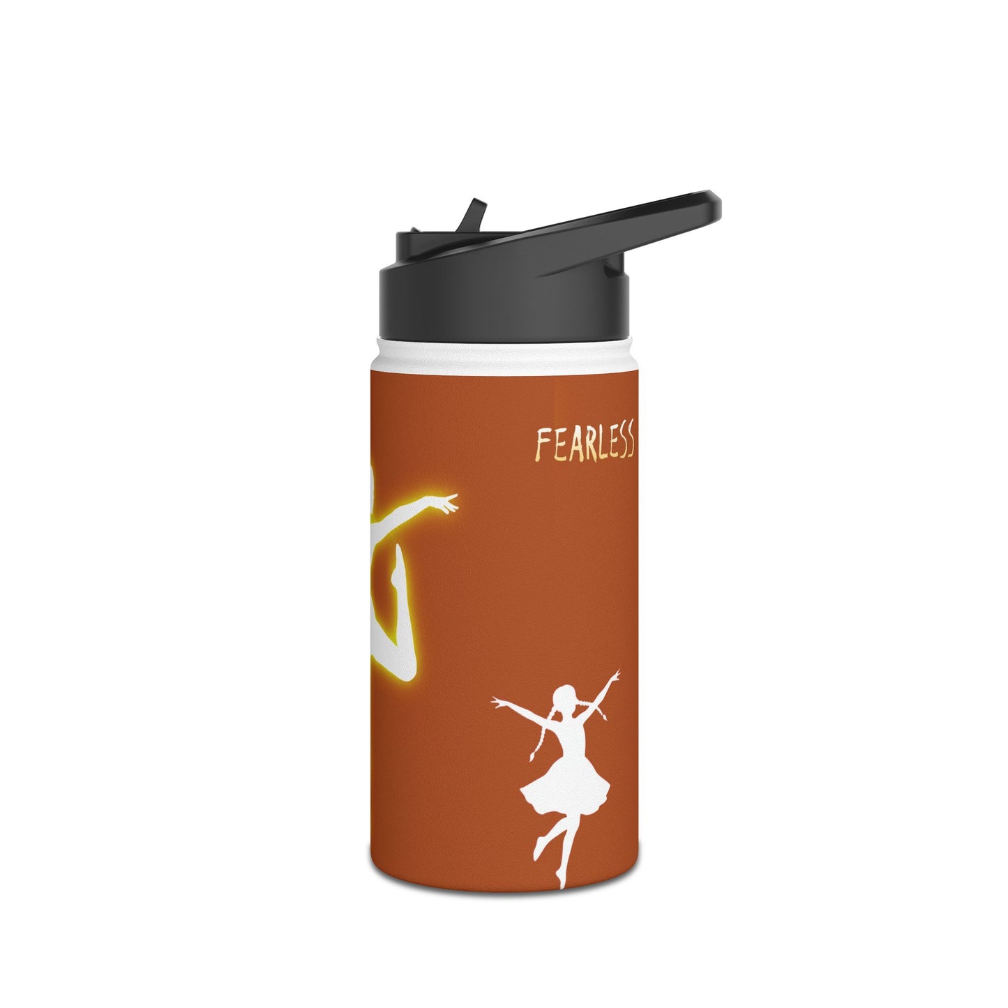 Fearless Stainless Steel Water Bottle for Dancers, Hydration on the Go, Fitness Gift, Motivational Water Bottle, Active Lifestyle, [...]