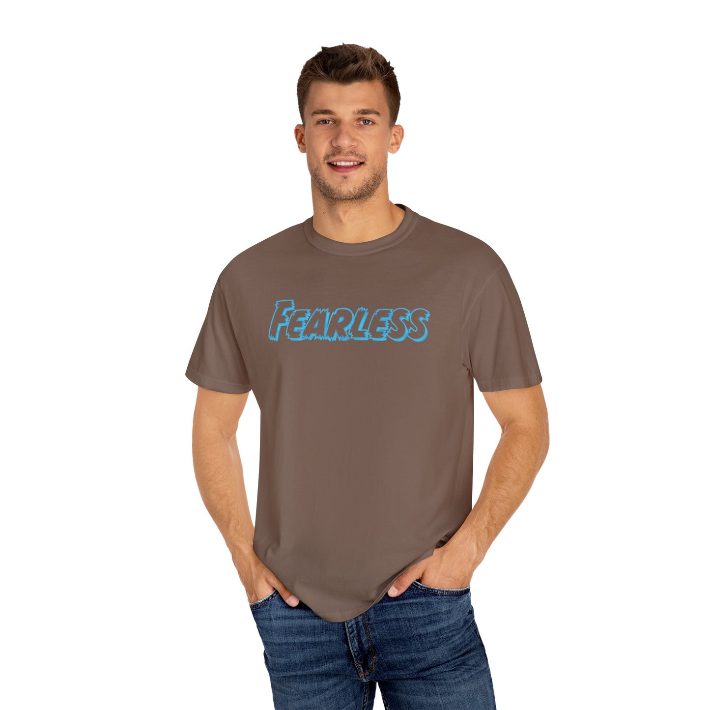 Fearless Unisex Garment-Dyed T-shirt, Casual Tee, Gift for Him/Her, Motivational Top, Everyday Wear, Birthday Present