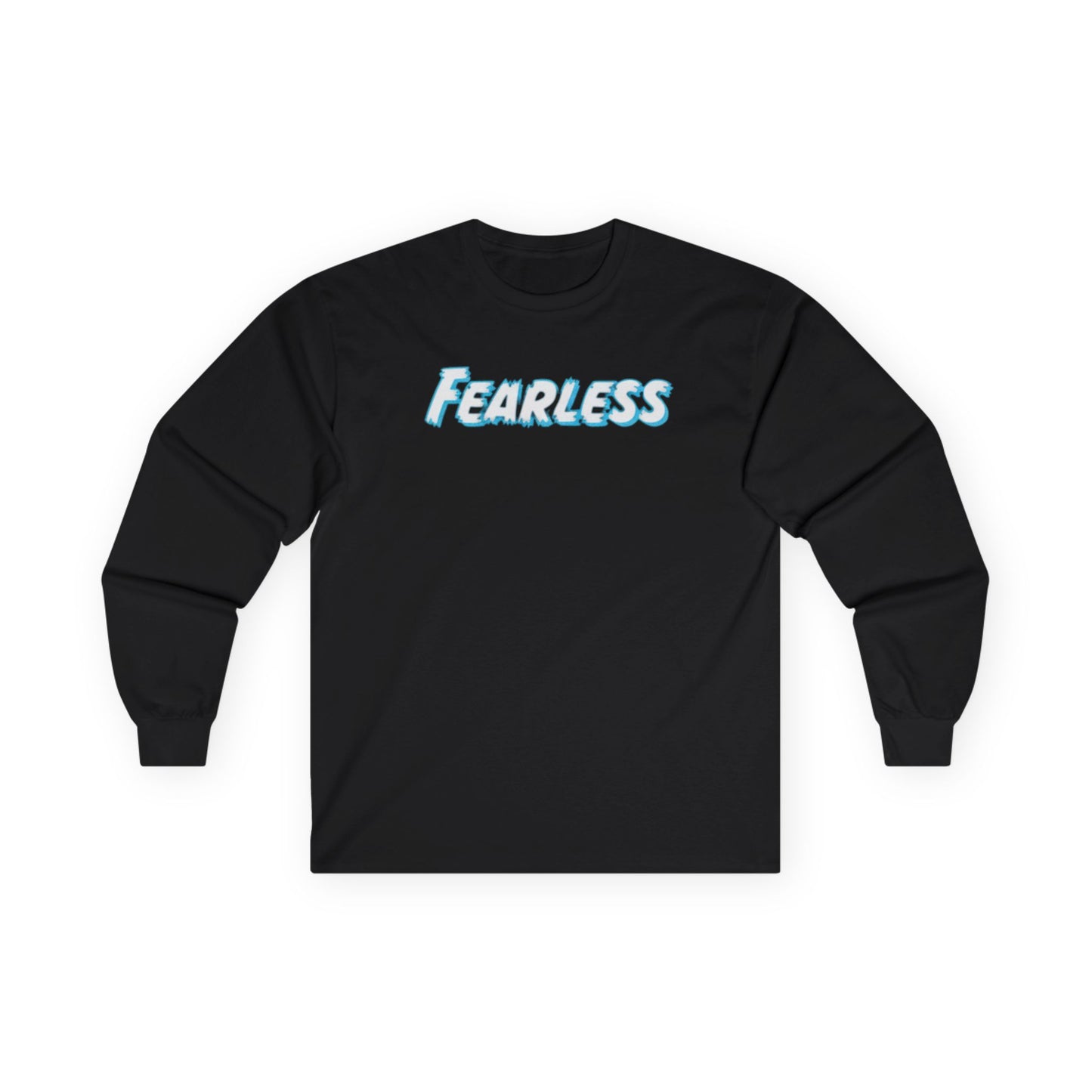 Fearless Long Sleeve Tee, Unisex Casual Shirt, Motivational Apparel, Gift for Him/Her, Trendy Graphic Tee, Everyday Wear