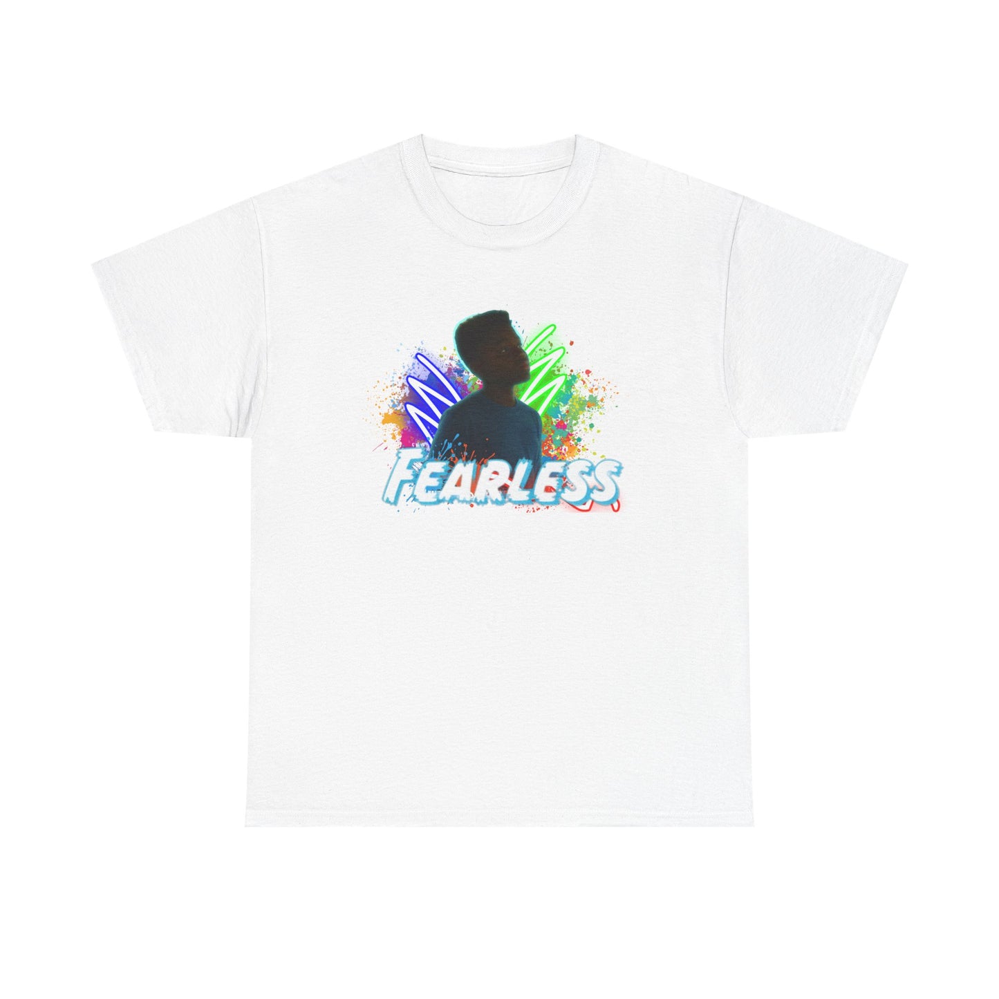 Fearless Unisex Heavy Cotton Tee - Motivational T-Shirt for Teens, Daily Wear, Gifts, Inspirational Clothing, Birthday Present