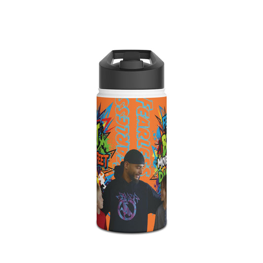 Fearless Stainless Steel Water Bottle - Featuring Alex, Mike, and Christian Motivational Drinkware for Fitness, Dance, Sports, Gym, Kids, and More