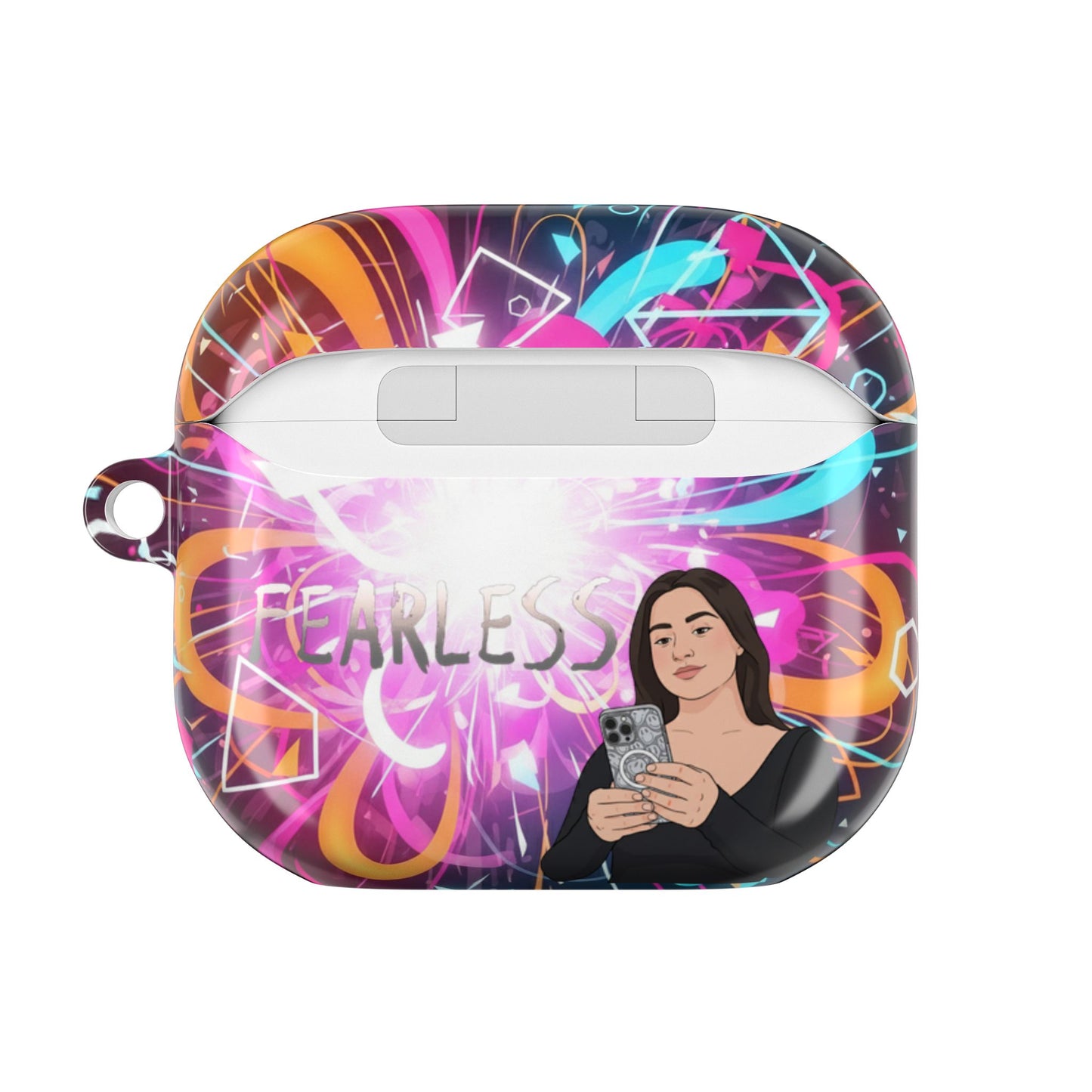 Vibrant AirPod Cases - Fearless Design, Colorful Earbud Cover, Cute Accessory for Tech Lovers, Ideal Gift for Music Lovers, Unique [...]