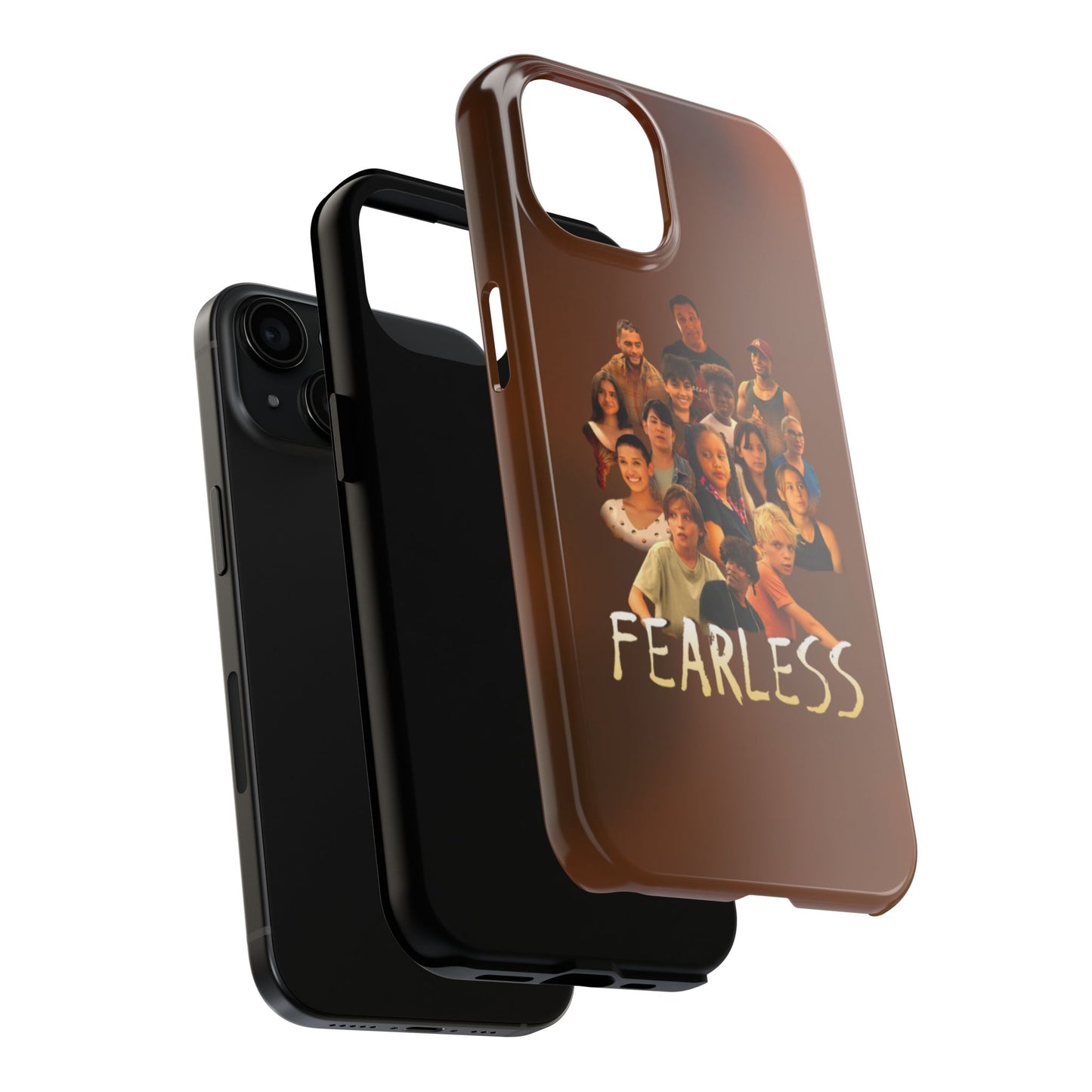 Fearless Tough Phone Case - Durable Protective Cover, Unique Gift for Teens, Inspiring Design, Perfect for Everyday Use and Celebrations