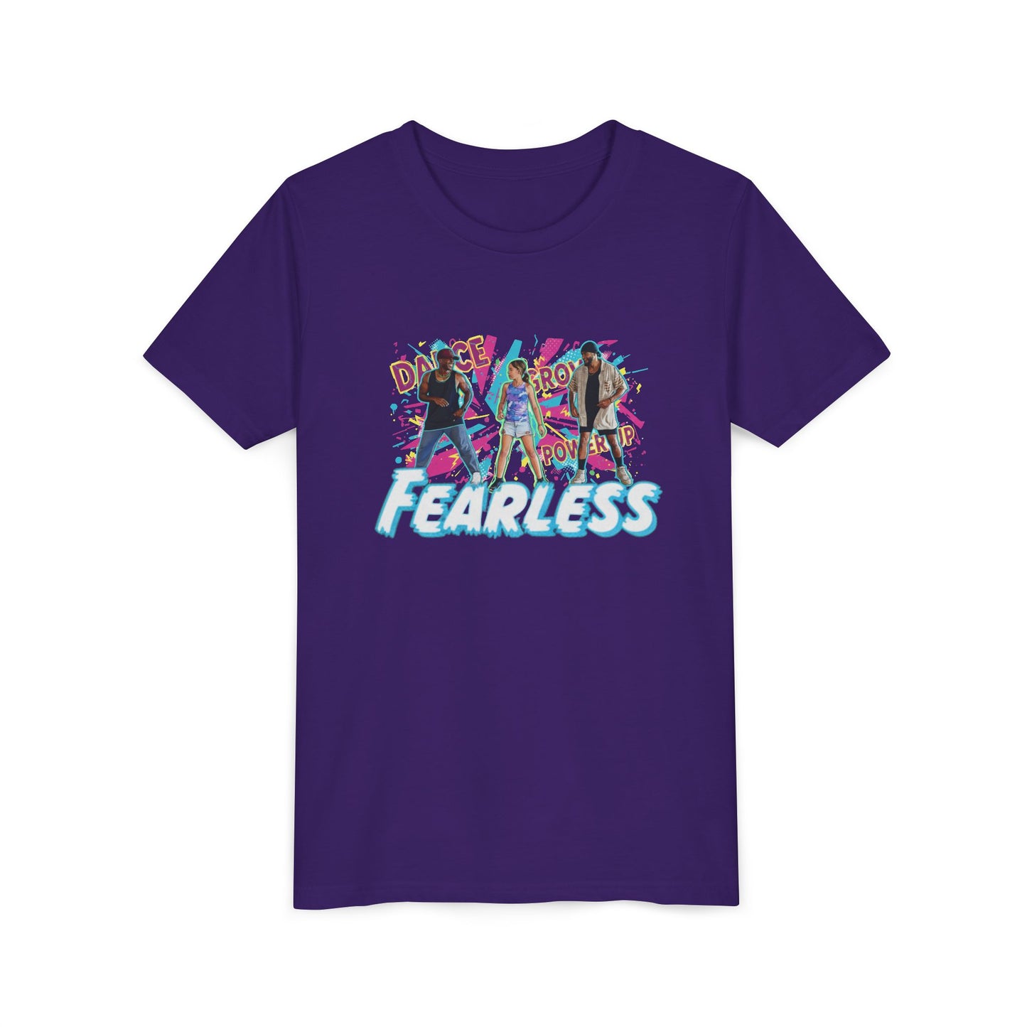 Ferless Empowerment Youth Tee, Girls Short Sleeve Shirt, Stylish Kid's Top, Inspiring Graphic Tee, Gift for Young Activists