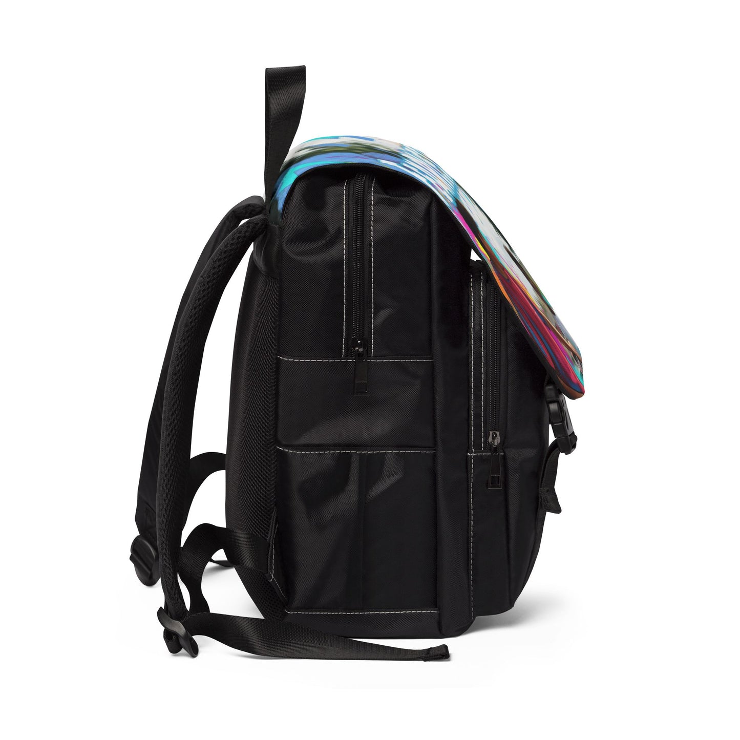 Fearless Colorful Unisex Casual Shoulder Backpack for Teens